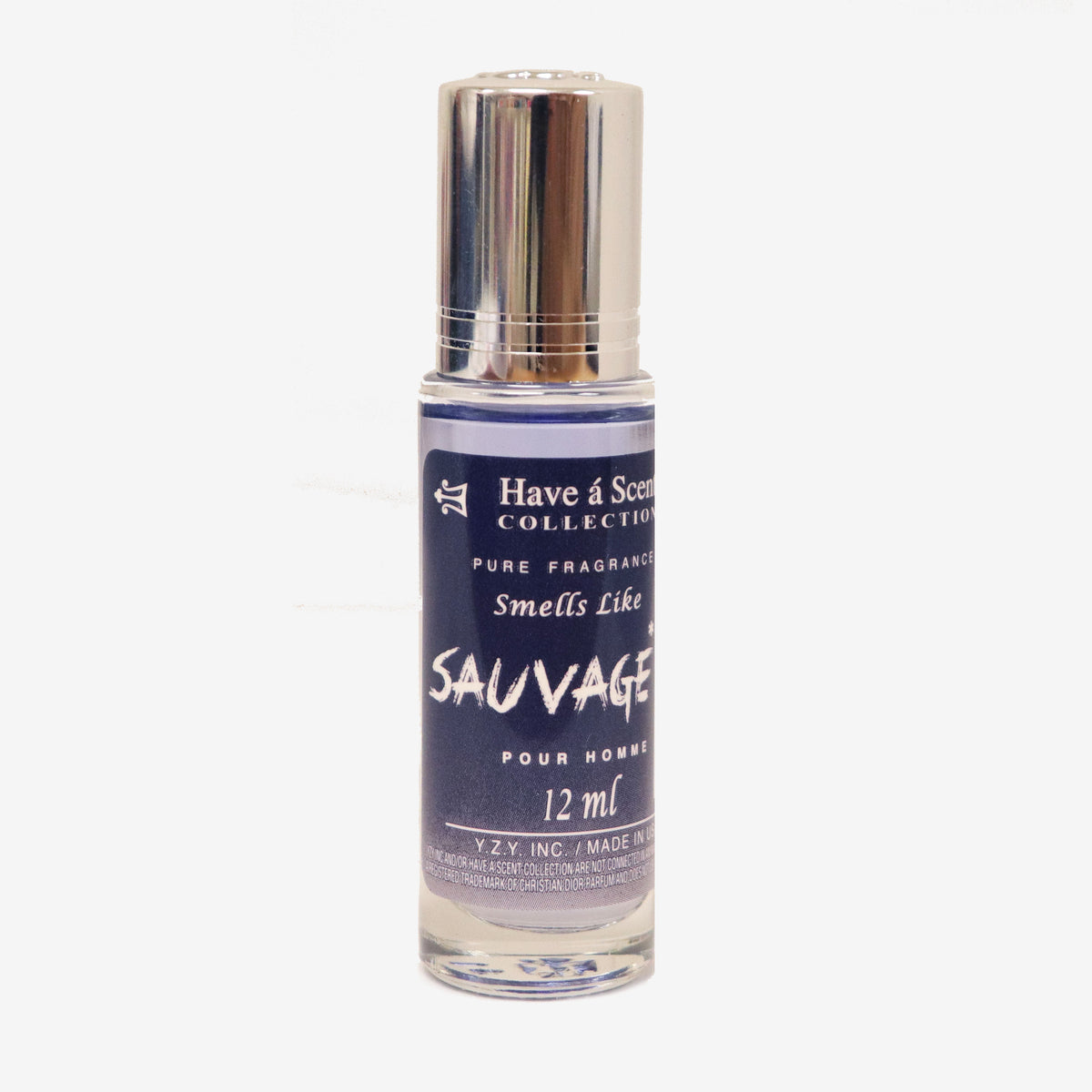 Have a Scent Pure Fragrance Smells Like "Sauvage" Pour Homme Roll On Oils 12ml