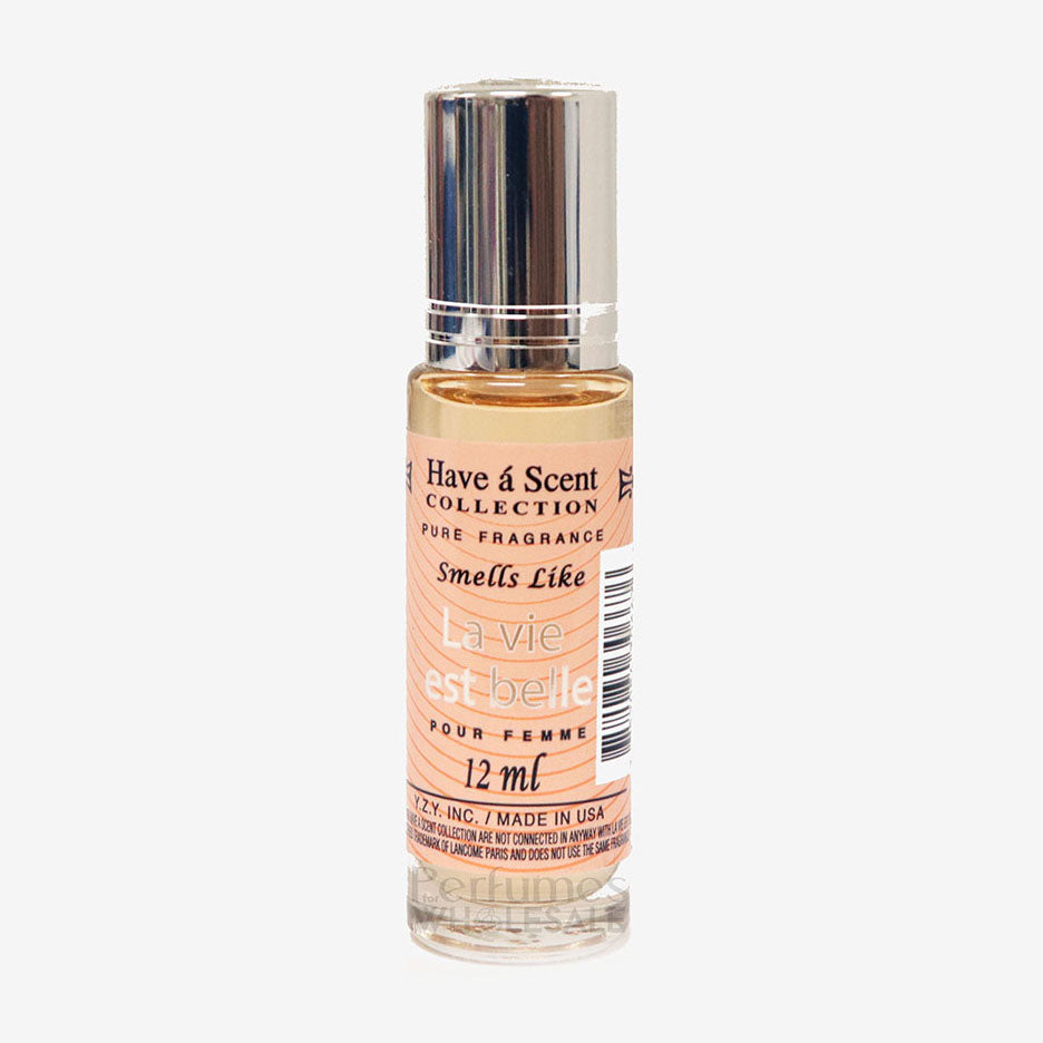 Have a Scent Pure Fragrance Smells Like "La Vie Est Belle" Pour Femme Roll On Oils 12ml